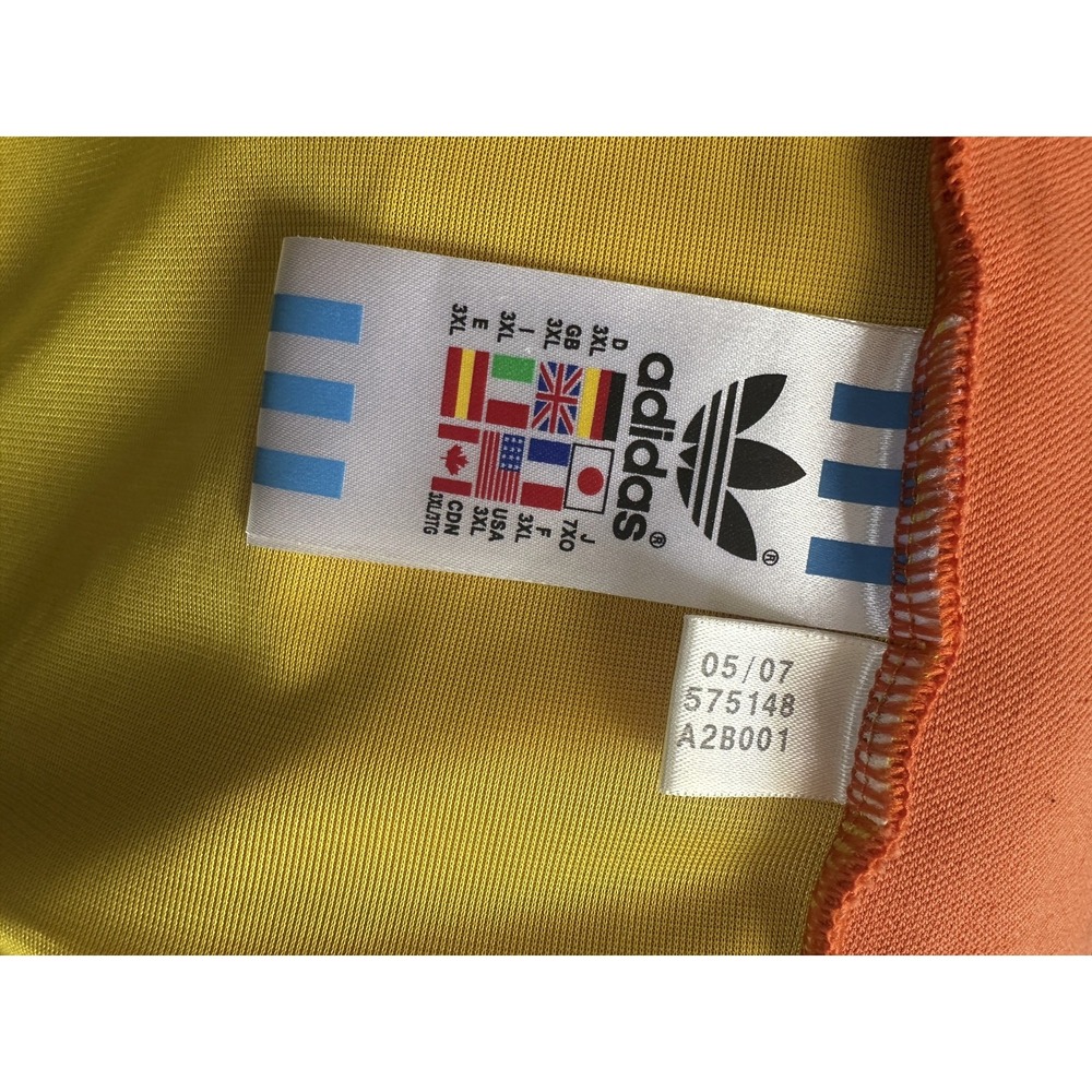 Rare 2007 Adidas BHUTAN Track Jacket ASO Step Up 2 Dragon Football Zip Men's 3XL - Picture 13 of 16